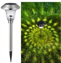 Outdoor Decoration Landscape Lights Solar Powered Garden Lights Waterproof Stainless steel COB Landscape Modern Post Lawn Lamp