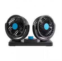 A new dual head cooling fan with high wind power suitable for large trucks and cars 12V&24V car fan