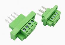 Plug-in through-wall terminal block 2EDGWB-5.08MM/15EDG-3.81MM2P3P-24P green terminal block