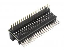 Raspberry Pi 40 Pin GPIO Extension Header Double Row Right Angle GPIO Edge Extension Connector for Pi 4B 3B+ 3B Zero