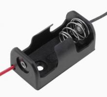 1/2AA Battery Holder 14250 Battery Holder with Lead Wire LR6/CR2 Battery Holder BH-2486